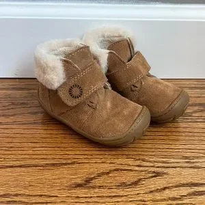UGG Shoes Ugg Jorgen Infant Chestnut Suede Shearling Bootie